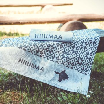 Köögirätik Hiiumaa kontuuriga Käsitöö Loko